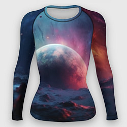 Женский рашгард Фантастика космос и планета