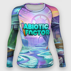 Рашгард женский Abiotic Factor world, цвет: 3D-принт