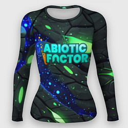 Женский рашгард Abiotic Factor logo bright neon