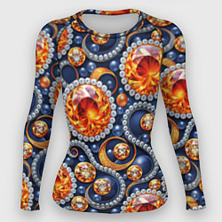 Женский рашгард Ювелирные украшение с золотом и бриллиантом паттер