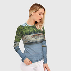 Рашгард женский Троицко-байновское месторождение глины, цвет: 3D-принт — фото 2