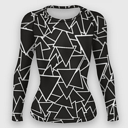 Женский рашгард Черный треугольник