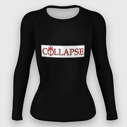 Рашгард женский Collapse, цвет: 3D-принт