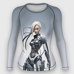 Рашгард женский Barbie - cyber warrior, цвет: 3D-принт