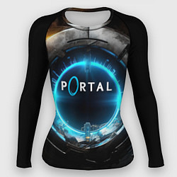 Рашгард женский Portal логотип игры, цвет: 3D-принт