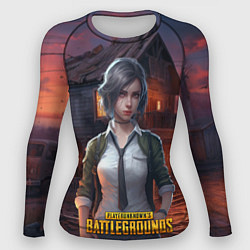Рашгард женский PUBG девушка в игре, цвет: 3D-принт