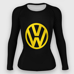 Женский рашгард Volkswagen logo yellow