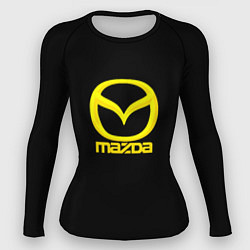 Женский рашгард Mazda yellow