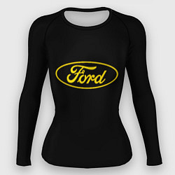 Женский рашгард Ford logo yellow