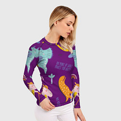 Рашгард женский No rules, цвет: 3D-принт — фото 2