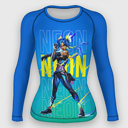 Женский рашгард Neon Valorant