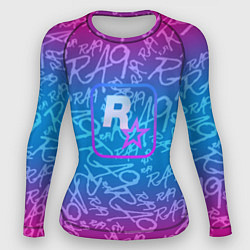 Женский рашгард Rock star neon