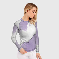 Рашгард женский Штукатурка и лавандовая краска, цвет: 3D-принт — фото 2