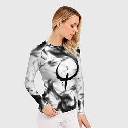 Рашгард женский Quake fire black, цвет: 3D-принт — фото 2