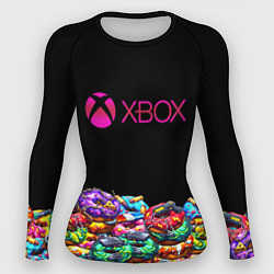 Женский рашгард Xbox пончики