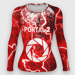 Женский рашгард Portal брызги красок шторм