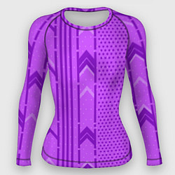 Женский рашгард Закулисье фиолетовые обои