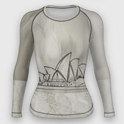 Рашгард женский Сидней, цвет: 3D-принт