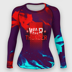 Женский рашгард Вартандер неоновый огонь