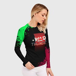 Рашгард женский Вартандер брызги красок, цвет: 3D-принт — фото 2