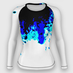 Рашгард женский Синяя кровь андроида, цвет: 3D-принт