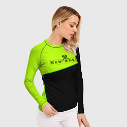 Рашгард женский New world geomerty, цвет: 3D-принт — фото 2