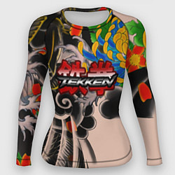Рашгард женский Tekken tatoo japan, цвет: 3D-принт