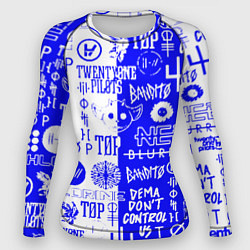 Рашгард женский Twenty one pilots лого, цвет: 3D-принт