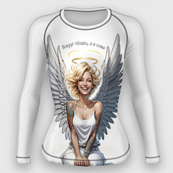 Рашгард женский Сияющий ангел, цвет: 3D-принт