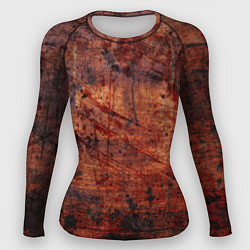 Женский рашгард Абстракция - rusty mood