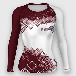 Рашгард женский Сноуборд горы зовут, цвет: 3D-принт