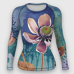 Женский рашгард Красочный цветок