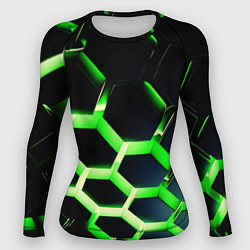 Женский рашгард Neon Honeycombs
