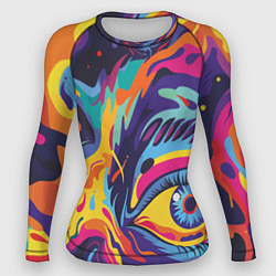 Рашгард женский Глаза вселенной, цвет: 3D-принт