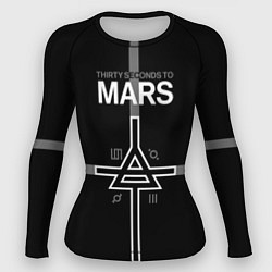 Рашгард женский 30 Seconds to Mars - poster, цвет: 3D-принт