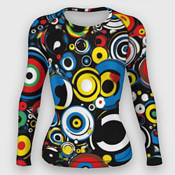 Женский рашгард Абстракция геометрическая