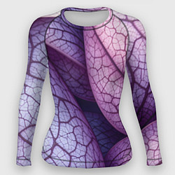 Рашгард женский Прожилки экзотического растения, цвет: 3D-принт
