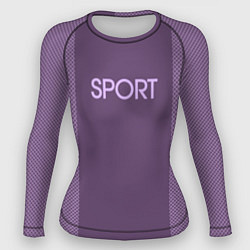 Женский рашгард Sport фиолетовый