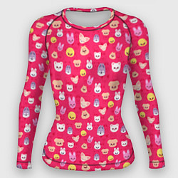 Женский рашгард Skzoo pattern pink