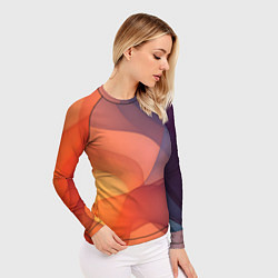 Рашгард женский Летящая вуаль, цвет: 3D-принт — фото 2