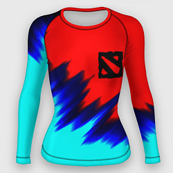 Рашгард женский Dota краски, цвет: 3D-принт