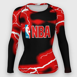 Рашгард женский NBA шторм, цвет: 3D-принт