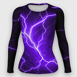 Женский рашгард Color purple black