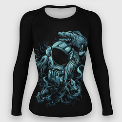 Рашгард женский Космонавт в опасности, цвет: 3D-принт