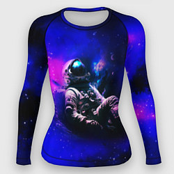 Рашгард женский Астронавт в пучине, цвет: 3D-принт