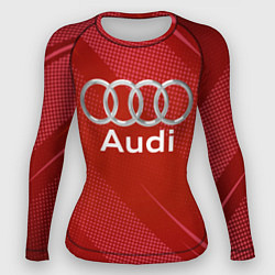 Рашгард женский Audi - абстракция, цвет: 3D-принт