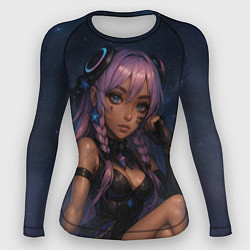 Рашгард женский Ситлали со звездами - Genshin Impact, цвет: 3D-принт