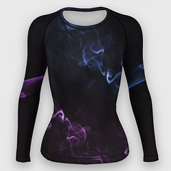 Женский рашгард Color black blue pink