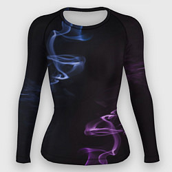 Рашгард женский Color black blue pink, цвет: 3D-принт