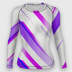 Женский рашгард Color white pink